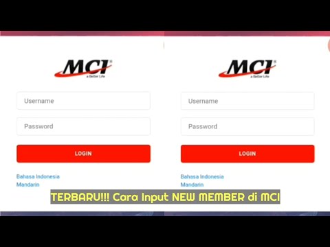 TERBARU!!! Cara Input NEW MEMBER di MCI pakai CP