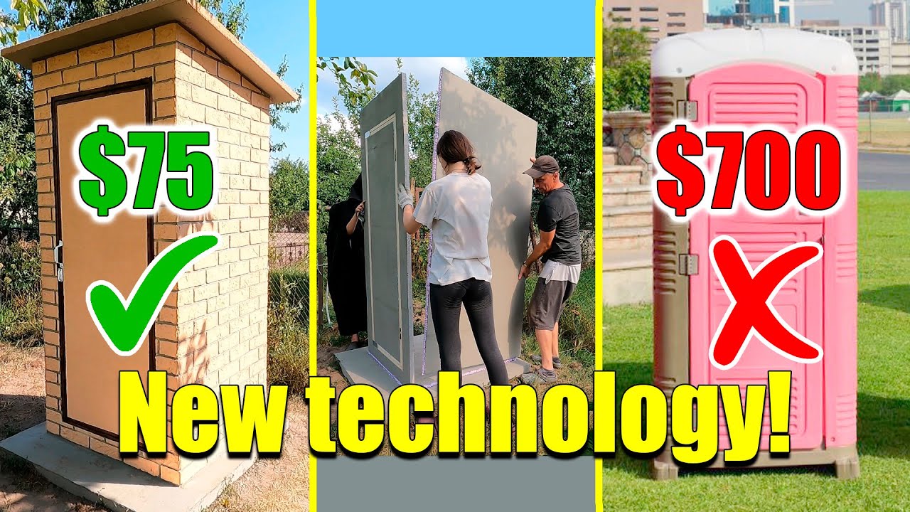Outdoor Toilet, Shower, Shed, BUILD NEW TECHNOLOGY! YouTube