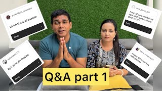 Q & A part-1 | Elvish \ Abhishek se dosti  Income wife- girlfriend  Anoop Chahal