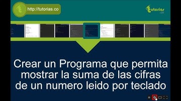 sentencia if-else -- visual C++ (suma de cifras de un numero)