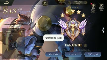 Đổi hình giao diện rank liên quân mùa 13