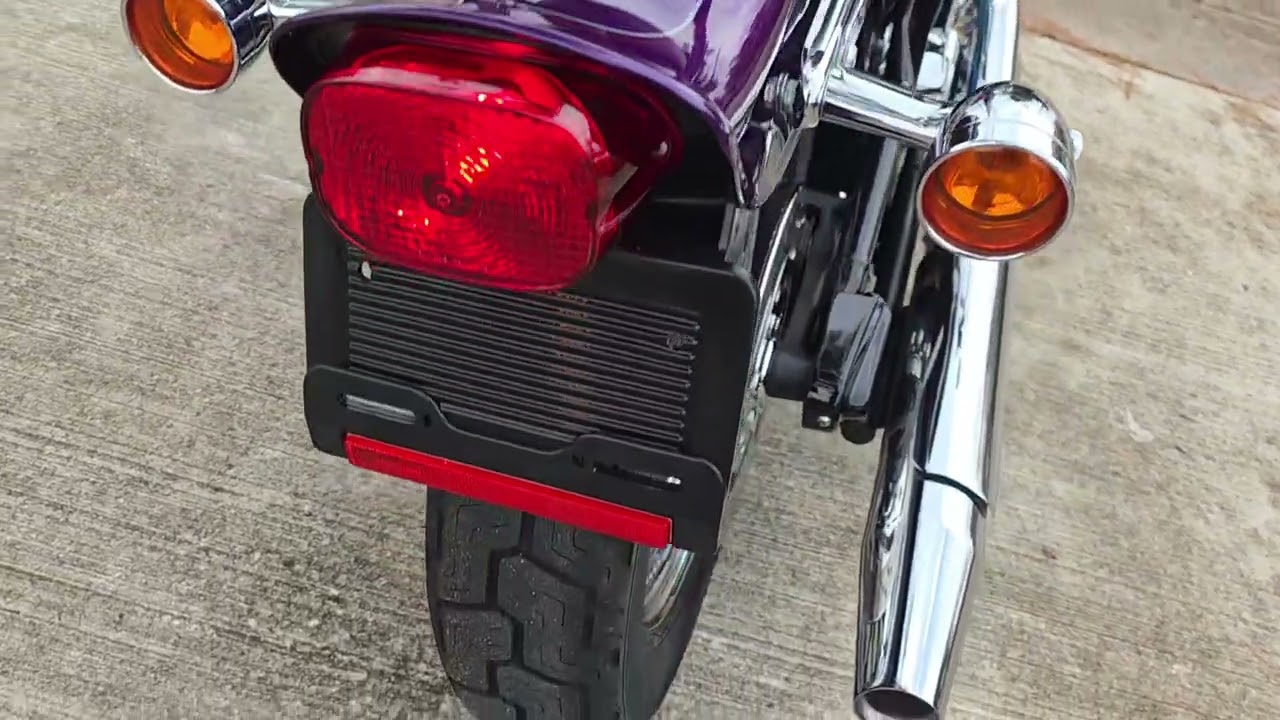 Super Clean! Concord Purple 2002 Harley Davidson Softail Springer FXSTSI - Only 4,790 Miles! 