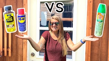 Bug Spray, WD-40 or Goo Gone? | Remove Stickers Off Glass Windows | DIY How To Hack
