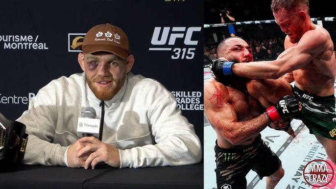 Jack Della Maddalena reacts to DEFEATING Belal Muhammad at UFC 315