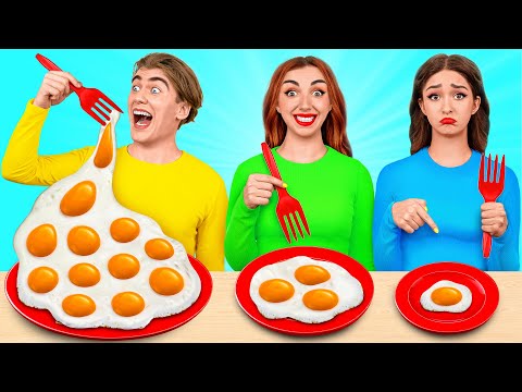 Большая, средняя и маленькая еда | Миниатюрная кулинария от Multi DO Challenge