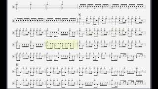 Ling tosite sigure 凛として時雨 - Abnormalize drum tab, score, sheet music