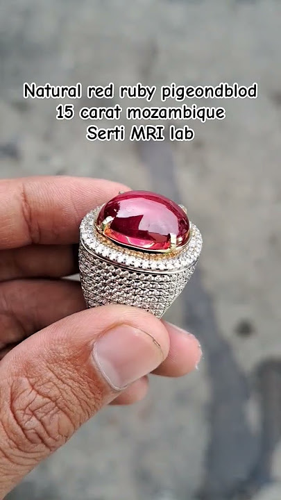 Natural ruby mozambique 3JT Wa 0838 7441 6429