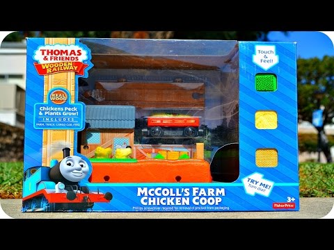 Thomas Wooden Railway MCCOLL'S FARM CHICKEN COOP 2016 Review