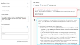 azure openai chatgpt for cryptic error messages from power bi, sql server, and power apps!