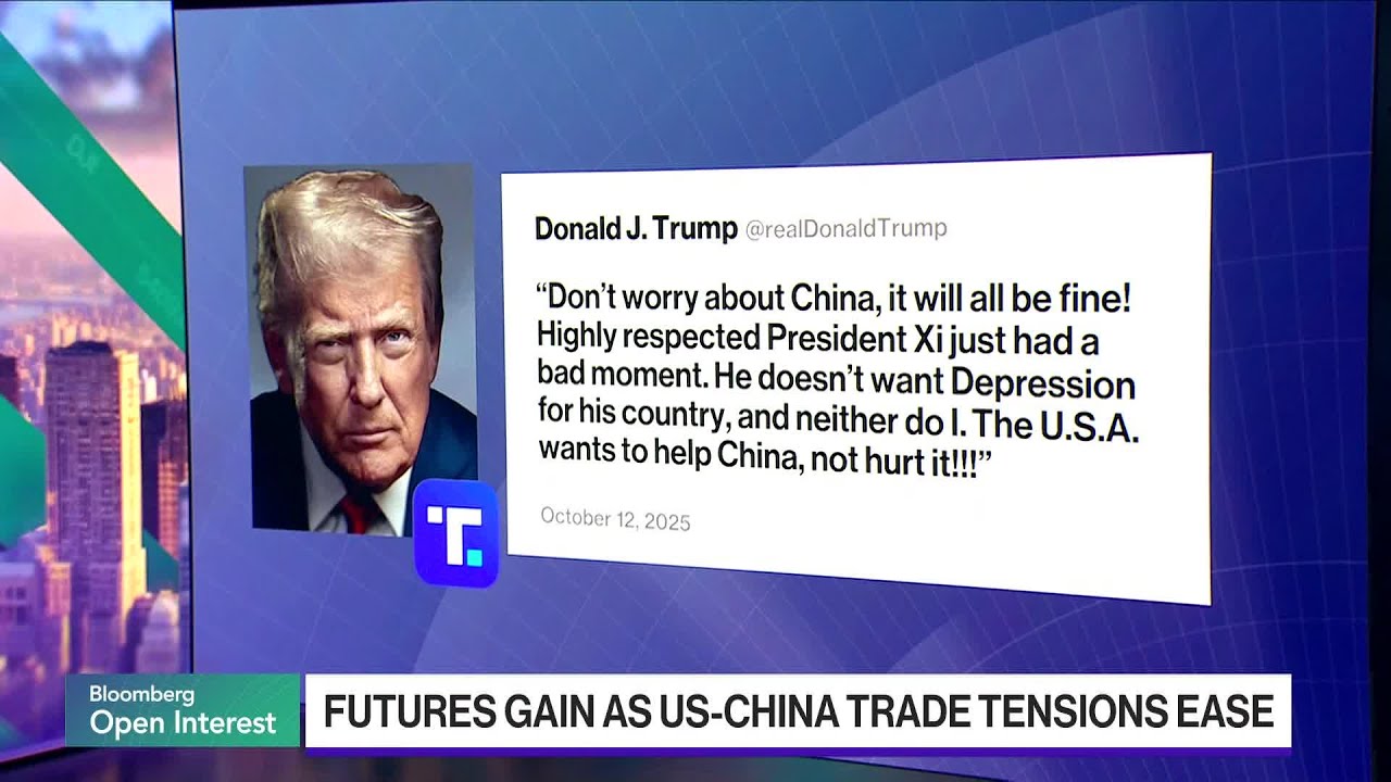 Trump Tries to Tone Down Trade Tensions With China