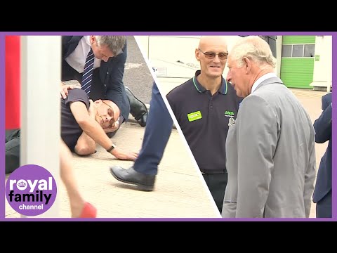 Supermarket Worker Faints in Front of Prince Charles