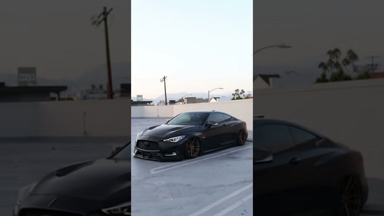 Meet my 2017 Bagged Infiniti Q60 Red Sport