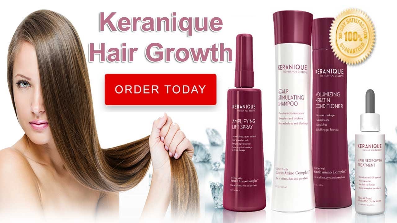 Keranique Hair Growth Hair Regrowth Treatment for Men & Women YouTube