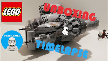 LEGO Star Wars 2020 The Razor Crest (75292) Unboxing & Timelapse [Bounty Hunter Transport]