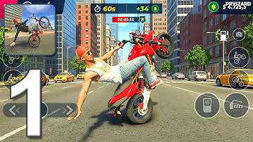 Bike Wheelie: Elite Auto - Gameplay Walkthrough Part 1 - Training Zone (iOS, Android)