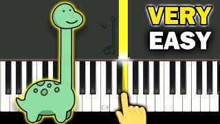 Like a Dino - Theme song - VERY EASY Piano tutorial screenshot 5