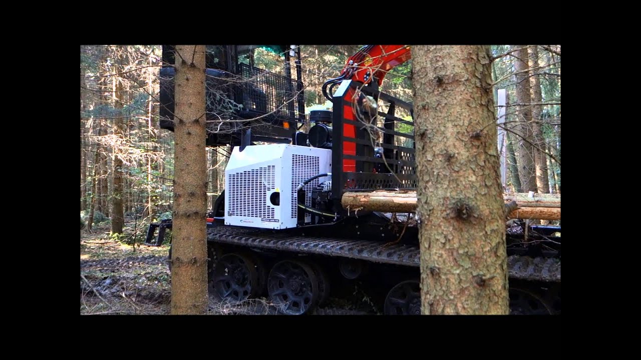 Forwarder, Tracked Utility Vehicle Prinoth T8, Palfinger, low gound pressure,