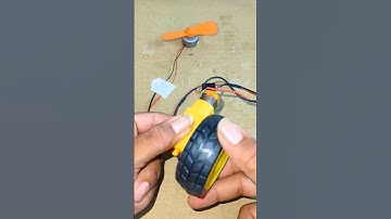 DC Generator Fan | dc motor#experiment#dcmotor #tech#youtubeshorts #dcmotorprjwct
