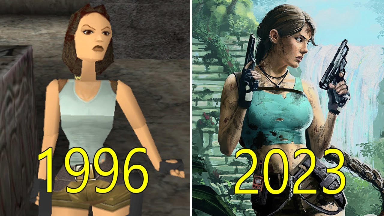 Evolution of Tomb Raider Games 1996-2018