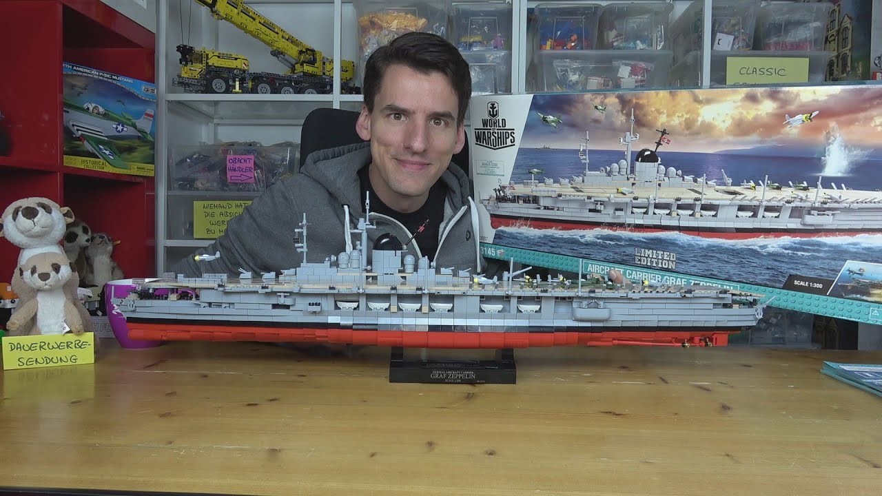 Das Cobi®-Set mit den meisten Teilen: WoWS 3087 - Graf Zeppelin Limited Edition