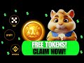 🚨 FREE HAMSTER KKOMBAT TOKENS: Binance Event LIVE! ($2000+) 💰