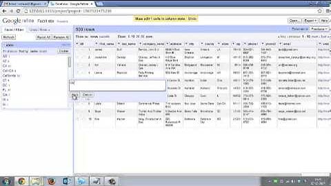 OpenRefine Undo Redo function
