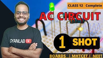 One Shot Lecture | Class 12 | Chapter 13 - AC Circuits | Gyanlab | Ajay Patel |