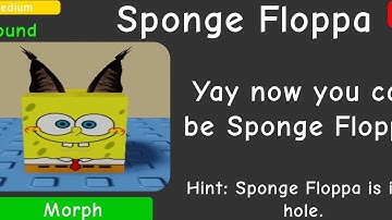 How To Get The “Sponge Floppa” | Find The Floppa Morphs #roblox #floppa