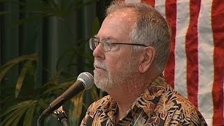 Rep. Richard Creagan at Hawaii Co. Democratic Convention