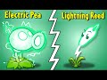 ELECTRIC PEASHOOTER vs LIGHTNING REED - Who Will Win? - PvZ 2 Plant vs Plant
