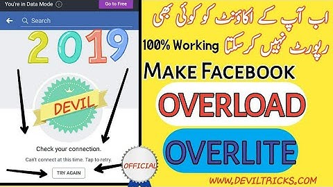 How To Make Full Overload/Overlite Facebook Account 2019