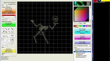 027 Beispiel HE Laserscan, Animation eines Geistes, erstellt von Olaf