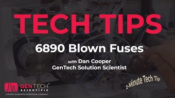 Tech Tip: Replacing a Blown Fuse on an Agilent 6890 GC and 5973 MS