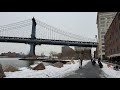 NYC LIVE Exploring DUMBO, Brooklyn Heights, Fort Greene, & Bed-Stuy Brooklyn (February 10, 2021)