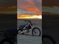 yamaha dirt bikes and sunset photos combined equals perfect
