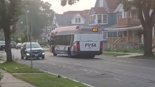 PVTA 2023 New Flyer Xcelsior XD40 #1867 on route B17. 