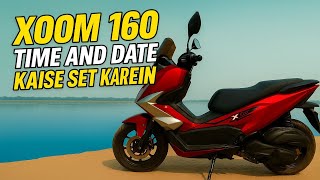 Hero Xoom 160 Meter Time & Date Set Kaise Kare Full Display Setting Guide