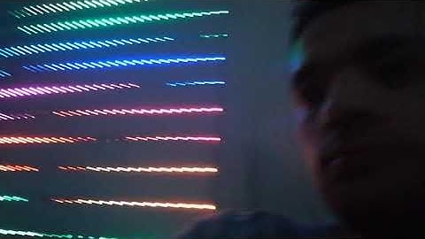 WS8211 LED display 1x1m Arduino Uno build