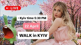 Kyiv Today LIVE 🇺🇦 | Beautiful Blossom Walk at Landscape Alley 🌸
