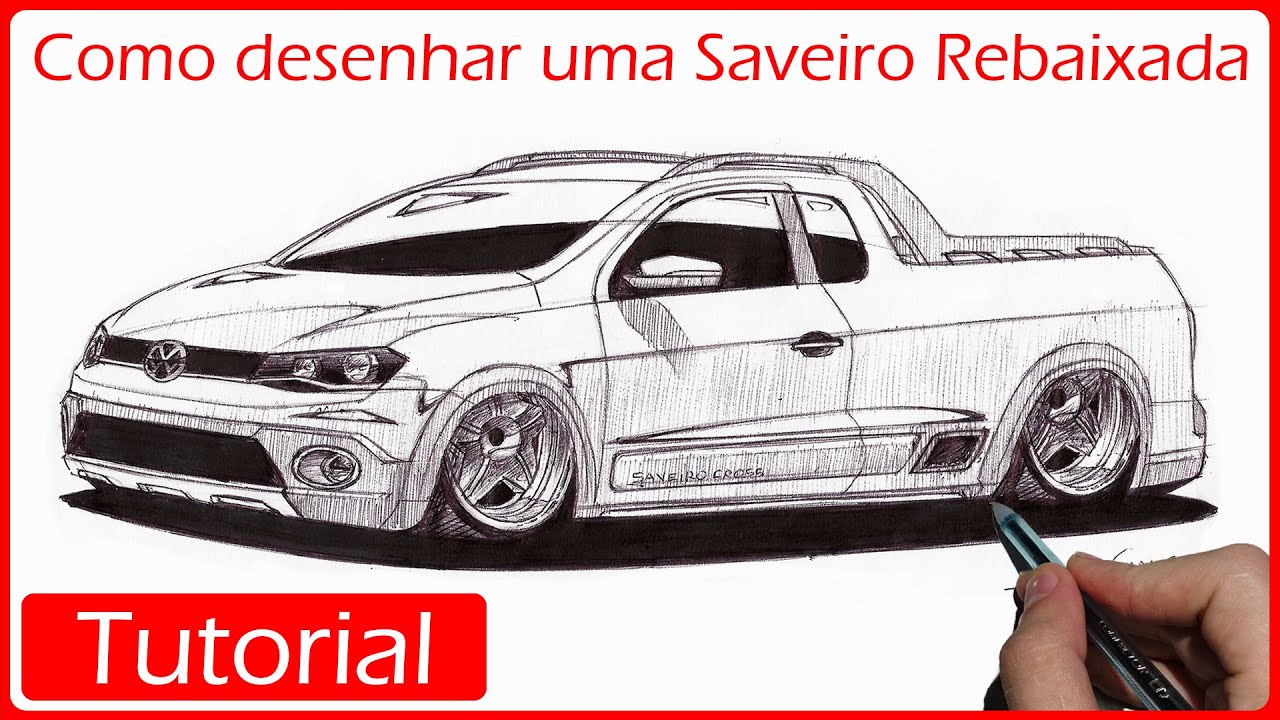 Saveiro  Carros rebaixados desenho, Desenhos de carros, Fotos de carros  rebaixados