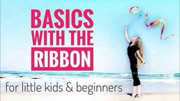 Rhythmic gymnastics ribbon basics- Beginners ribbon handling- Beginners follow along #ribbon routine