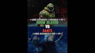 Outdated Doomslayer Vs Dante Battle