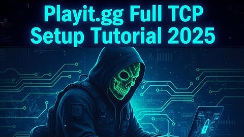 Playit.gg Full TCP Setup Tutorial 2025 | Secure Remote Access Without Opening Router Ports#Playit.gg