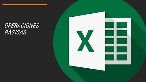 Excel - Operaciones Básicas para 4° de primaria