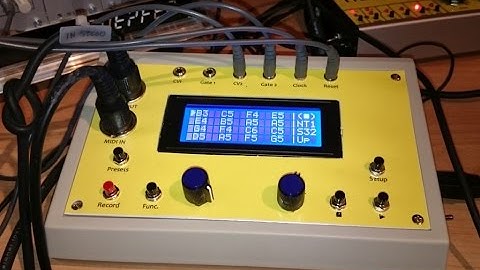 sequenino sequenceur midi cv gate arduino
