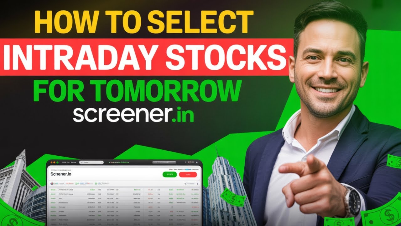 Ek Din Pehle Stock Pick Karne Ka Secret Formula | How To Select Stocks For Intraday Trading | Stocks