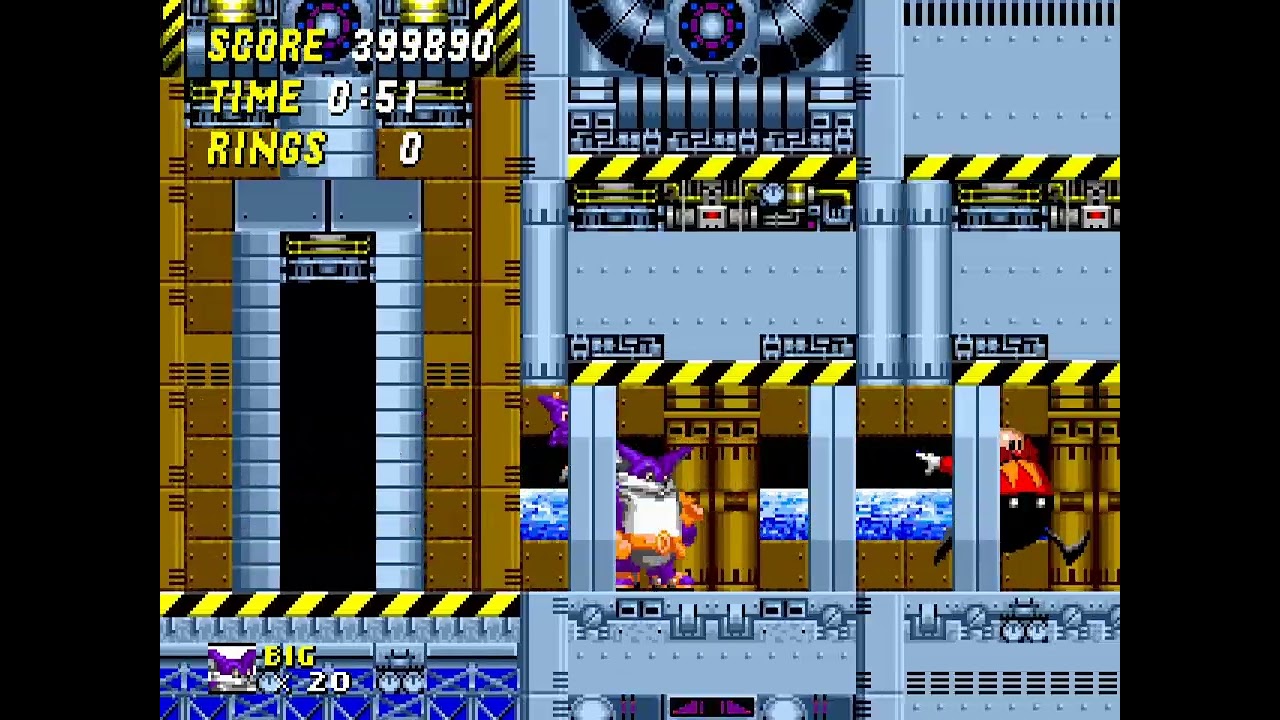 Sonic The Hedgehog 2 Pink Edition 2022 Update Death Egg Zone (Big the Cat)(with Cream & Cheese)