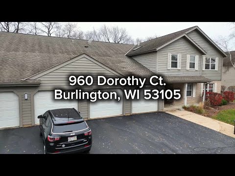 960 Dorothy Ct., Burlington, WI home video tour