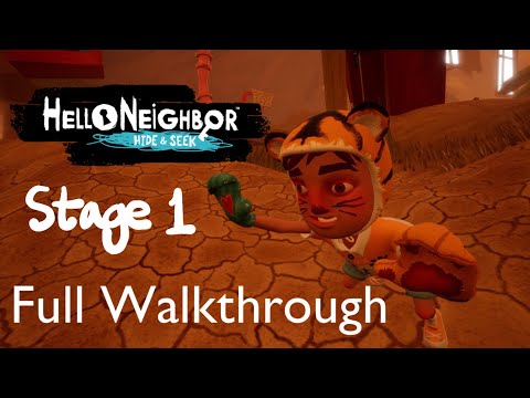 Hello Neighbor : Hide And Seek | Stage 1 | Collecting All Toys!