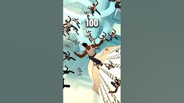 100 protagonists fall off the highest building! #shorts #gta #grandtheftauto #gaming #videogame